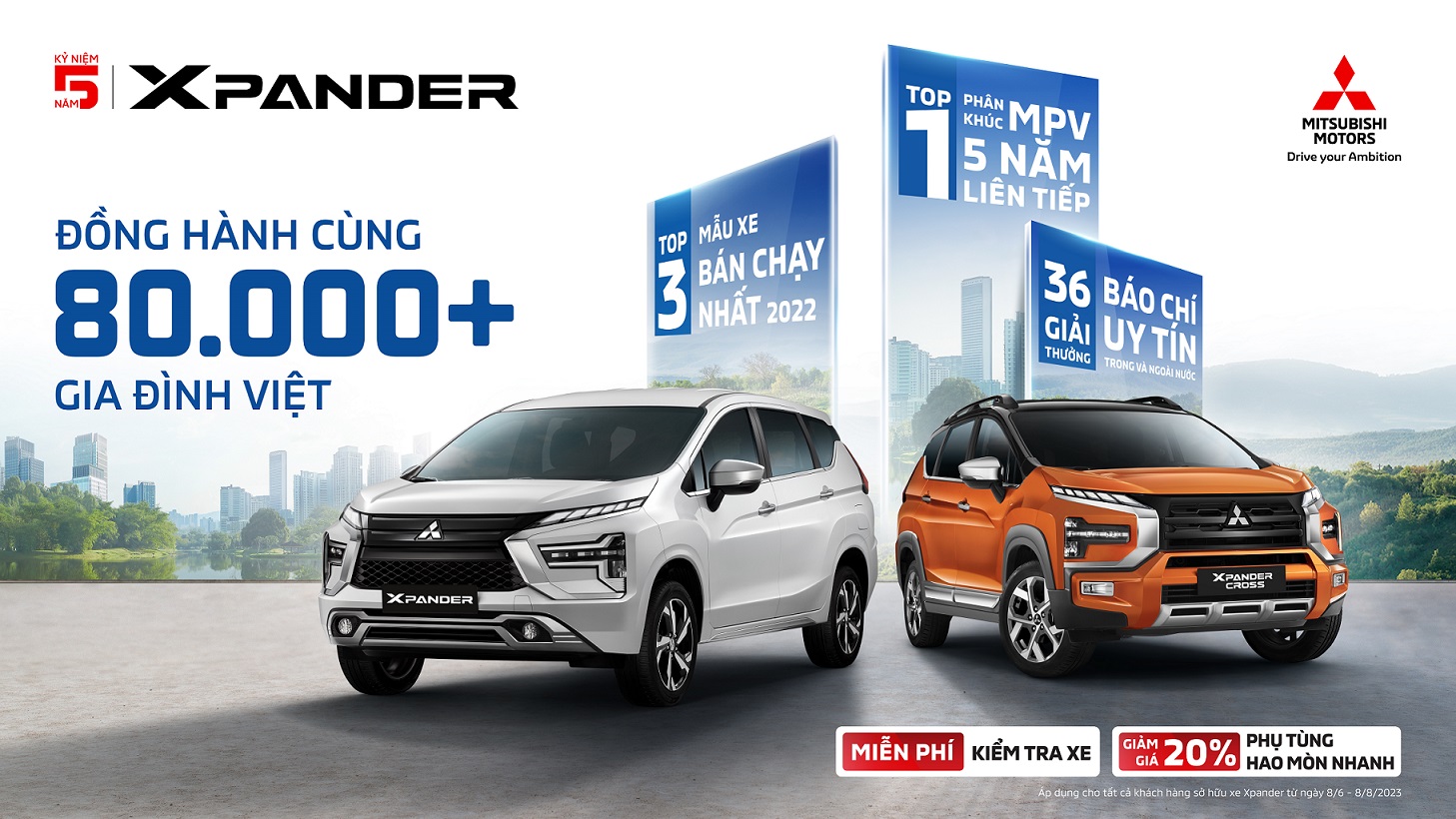 XPANDER ĐẠT 80000 XE